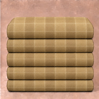 SPD-969 - 2-**Camel Windowpane Trouser Fabric** view 5
