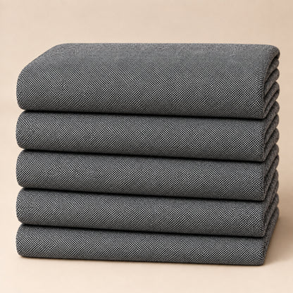 SPD/SH-652 - 15-Black & Grey Textured Shirt Fabric view 5