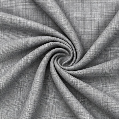 JCL-120 - 4-Pearl Grey Glen Check Trouser Fabric view 2