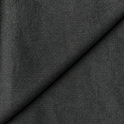02496 - 3-Dark Charcoal Grey Textured Trouser Fabric view 4