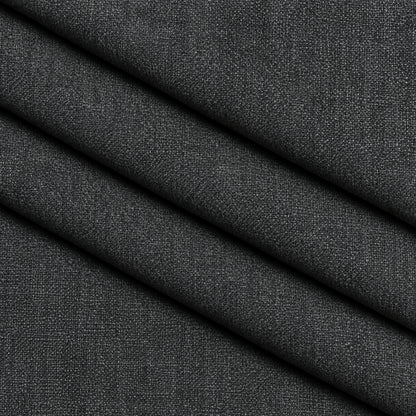 02496 - 3-Dark Charcoal Grey Textured Trouser Fabric view 3