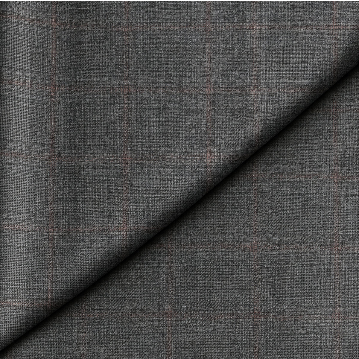 02393 - 2-Charcoal Grey Check Trouser Fabric view 4