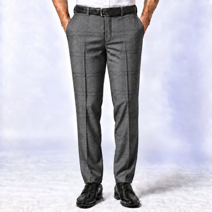 SPD-976 - 2-Charcoal Grey Textured Trouser view 1