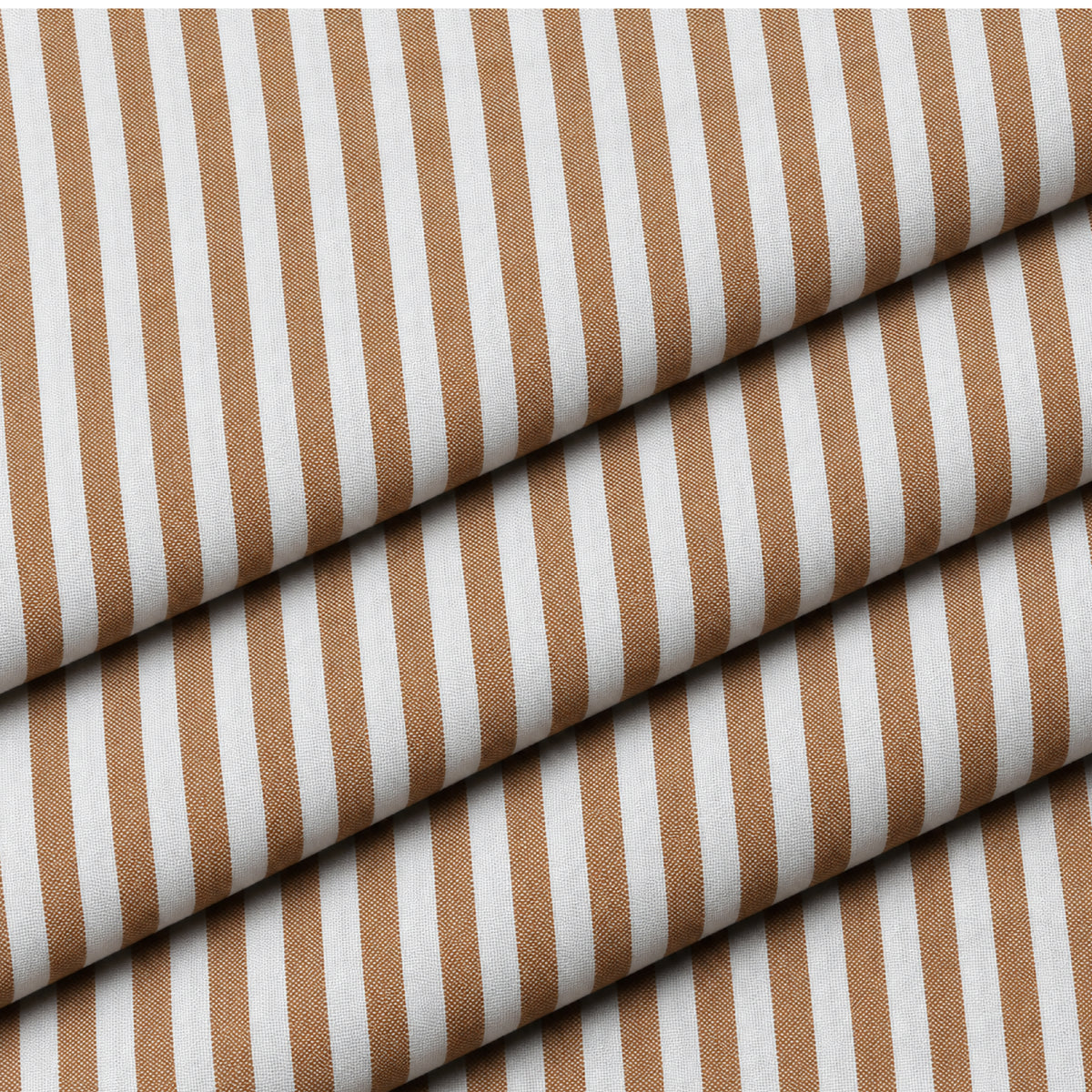 SPD/SH-662 - 2-Brown & White Vertical Stripe Shirt Fabric view 3