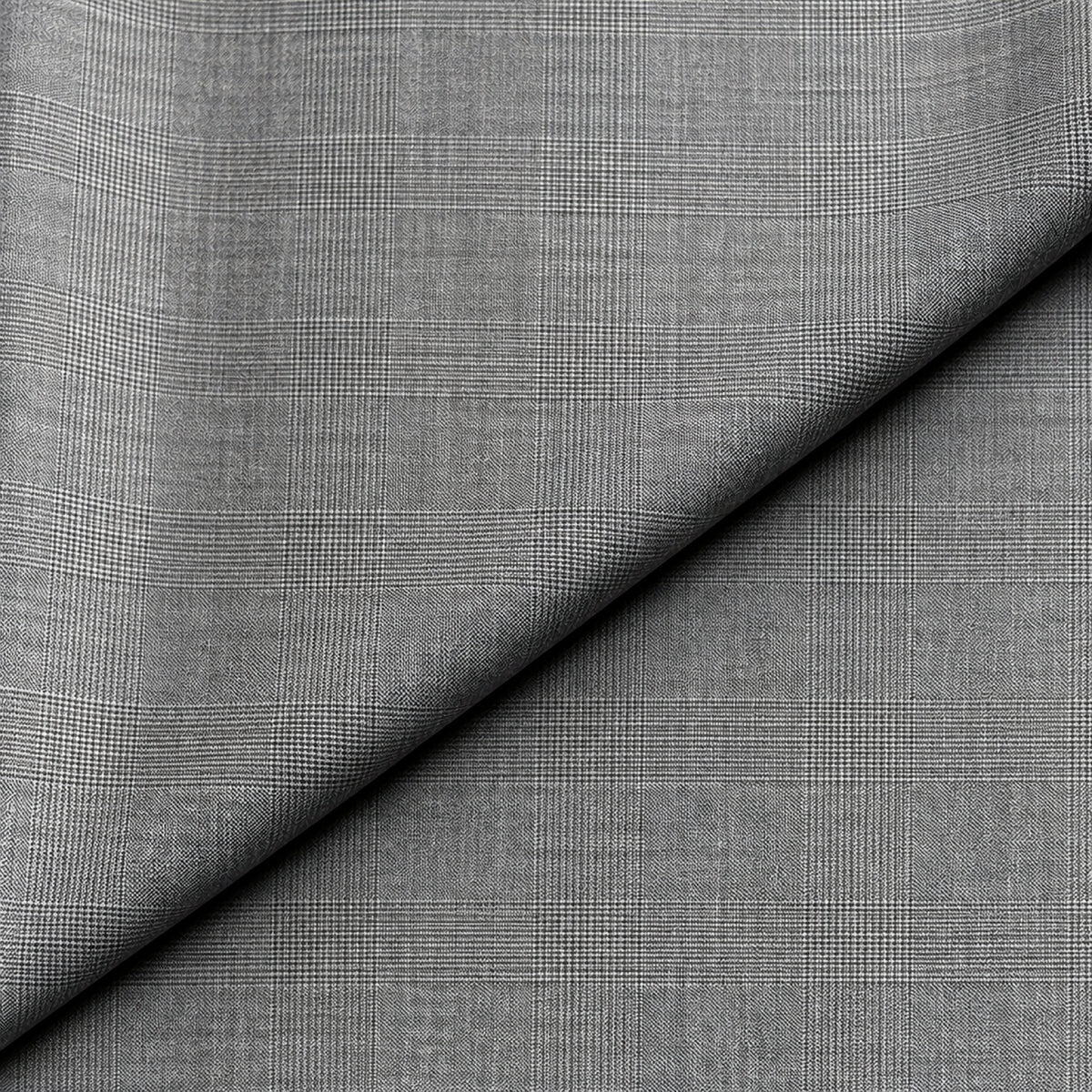 JCL-281 - 1-Silver Grey Textured Trouser Fabric view 4