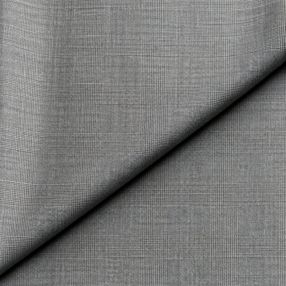 JCL-281 - 1-Silver Grey Textured Trouser Fabric view 4
