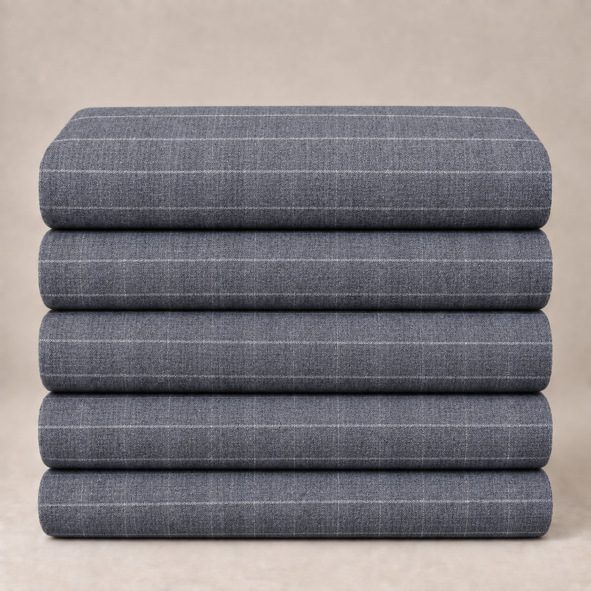 JCL-218 - 1-Steel Grey Pinstripe Trouser Fabric view 5