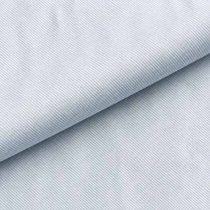 SPD/SH-654 - 3-Light Blue Fine Stripe Shirt Fabric view 4