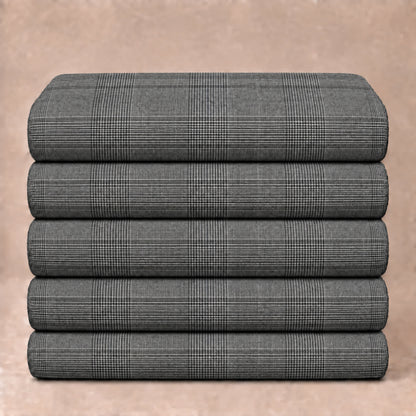 JCL-288 - 2-Charcoal Glen Check Trouser view 5