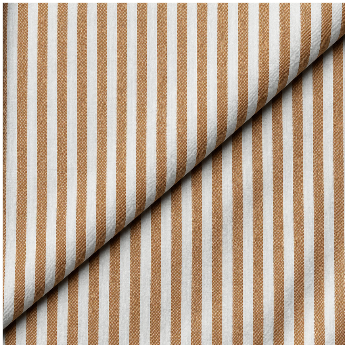 SPD/SH-662 - 2-Brown & White Vertical Stripe Shirt Fabric view 4