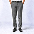 Ash Grey Checked Trouser