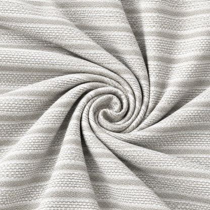 SPD/SH-614 - 1-Beige & White Textured Stripe Shirt Fabric view 2