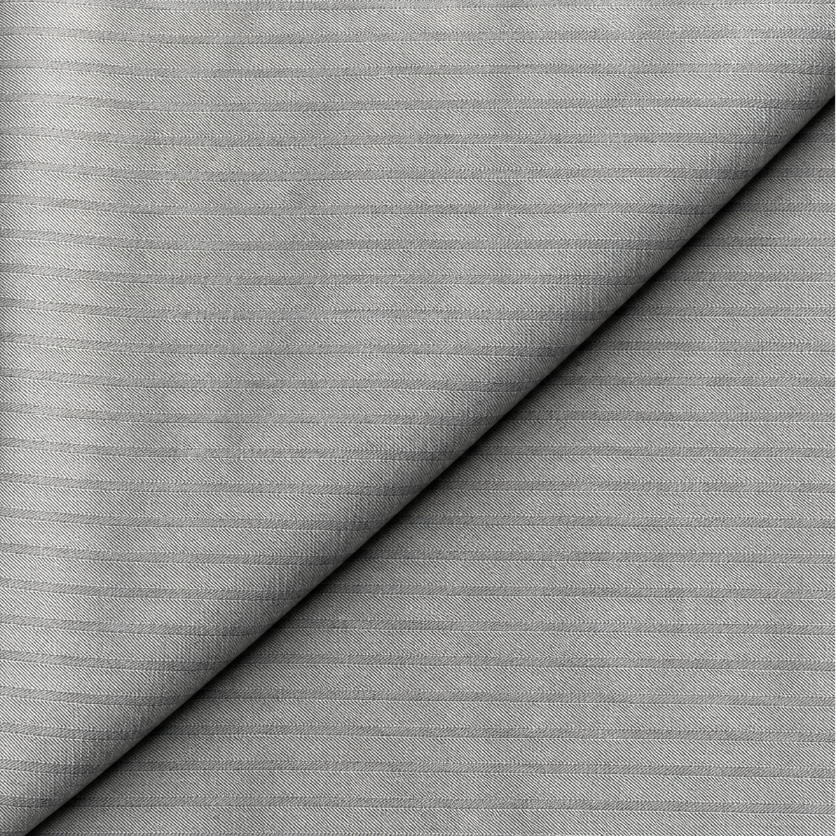 02536 - 2 -Light Grey Subtle Stripe Trouser Fabric view 4