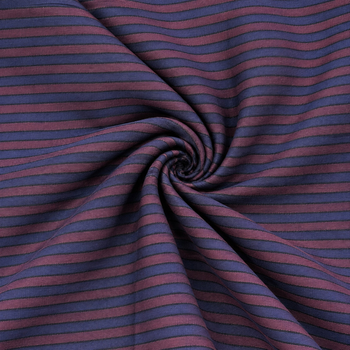SPD/SH-691 - 1-Navy Blue & Maroon Stripe Shirt Fabric view 2