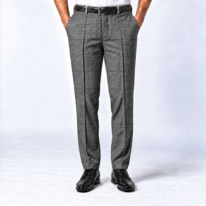 JCL-288 - 2-Charcoal Glen Check Trouser view 1