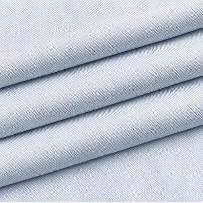 SPD/SH-654 - 3-Light Blue Fine Stripe Shirt Fabric view 3
