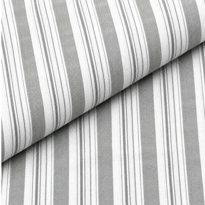 SPD/SH-726 - 2-White & Grey Multi-Stripe Shirt Fabric view 4