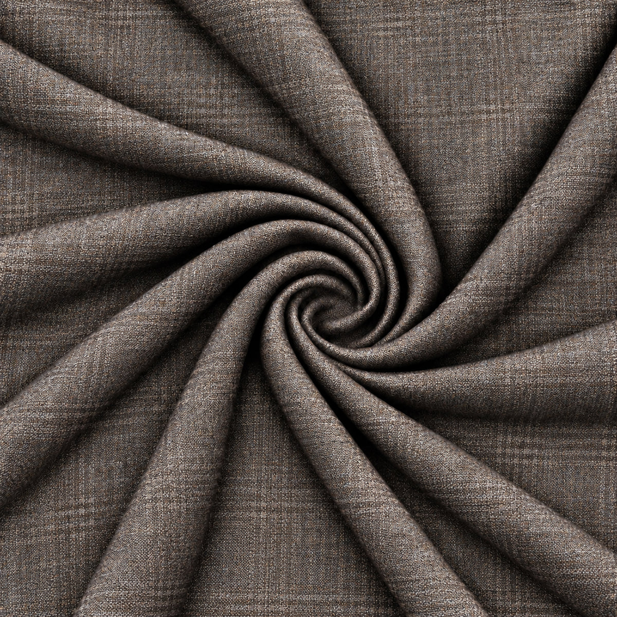 02473 - 2-Mocha Brown Subtle Check Trouser Fabric view 2