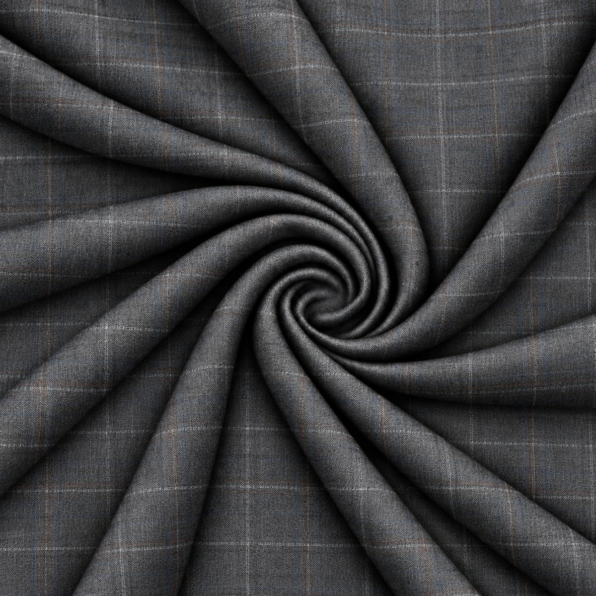 02421 - 4-Light Grey Textured Stripe Trouser Fabric view 2
