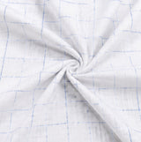 White line linen shirt cotton fabric - featured image