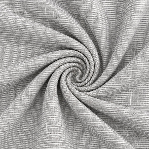 Grey Striped Shirt Fabric